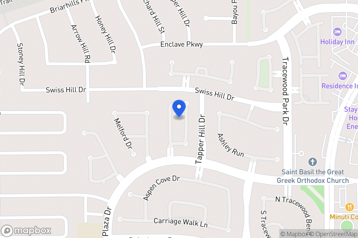 Map of 1139 Sienna Hill Dr, Houston