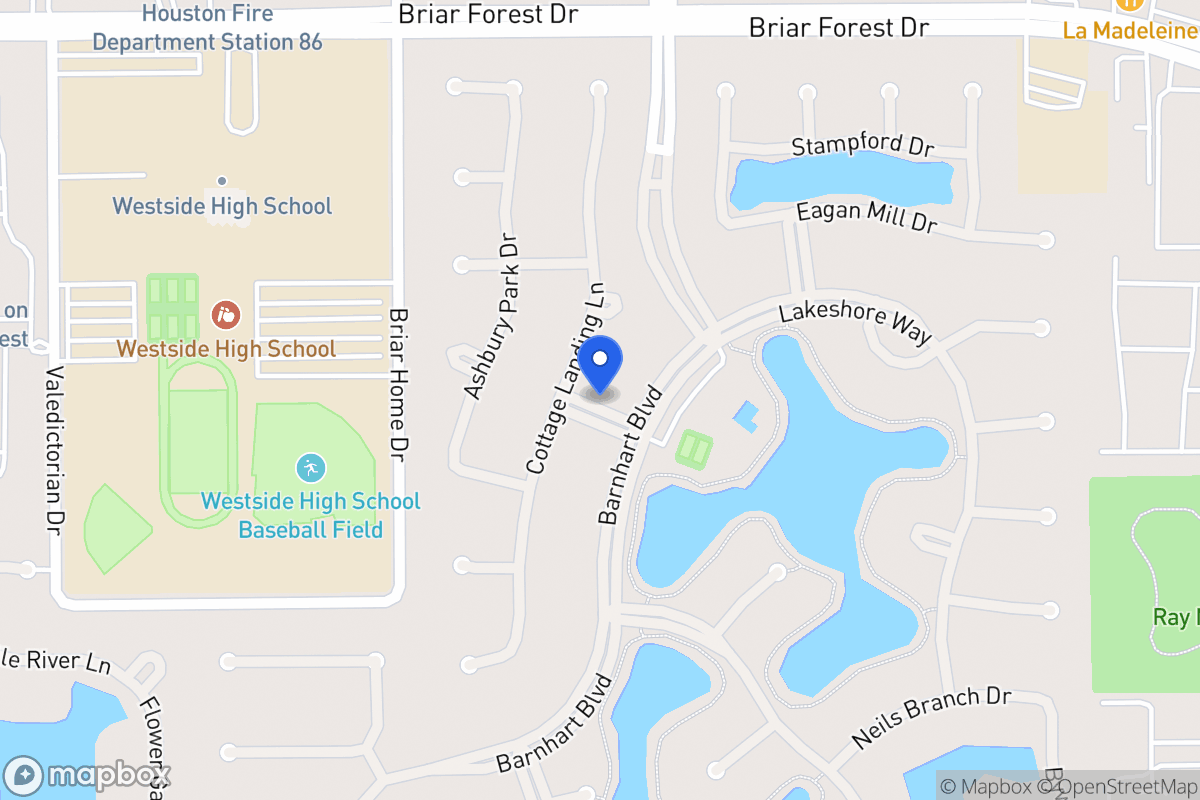 Map of Cottage Lndg, Houston