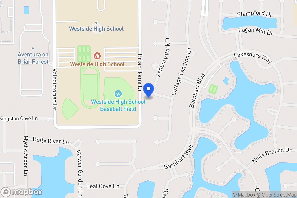 Map of 13915 Darby Cv, Houston