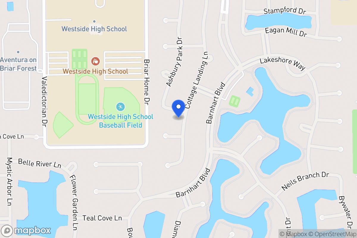 Map of 13903 Darby Cv, Houston
