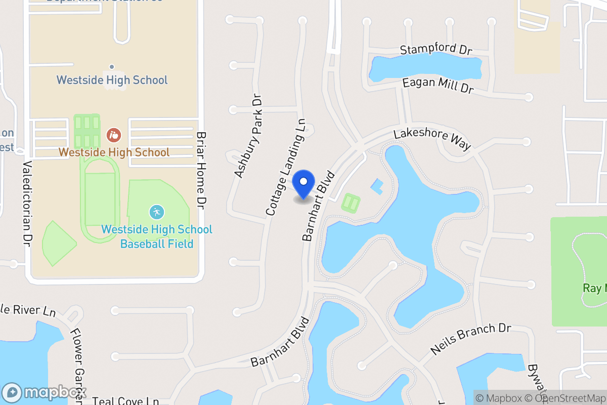 Map of 14002 Barnhart Blvd, Houston