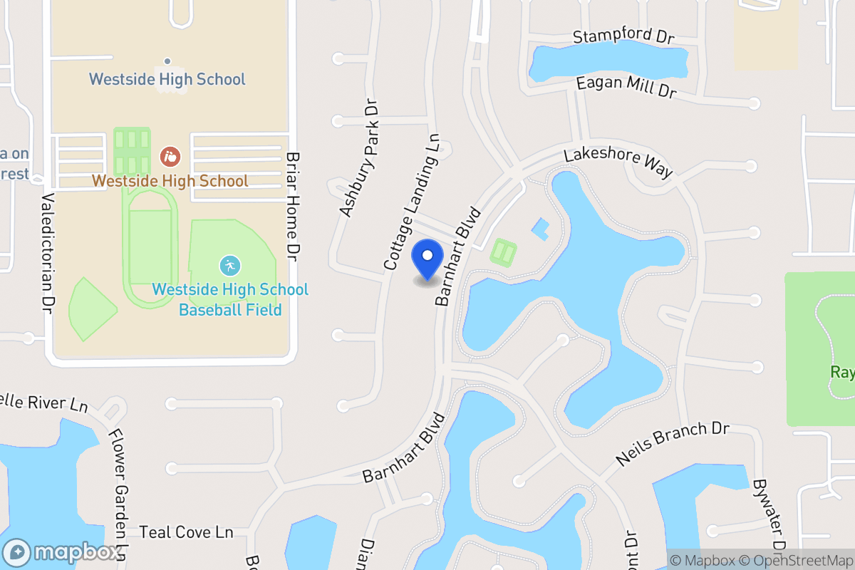 Map of 14010 Barnhart Blvd, Houston