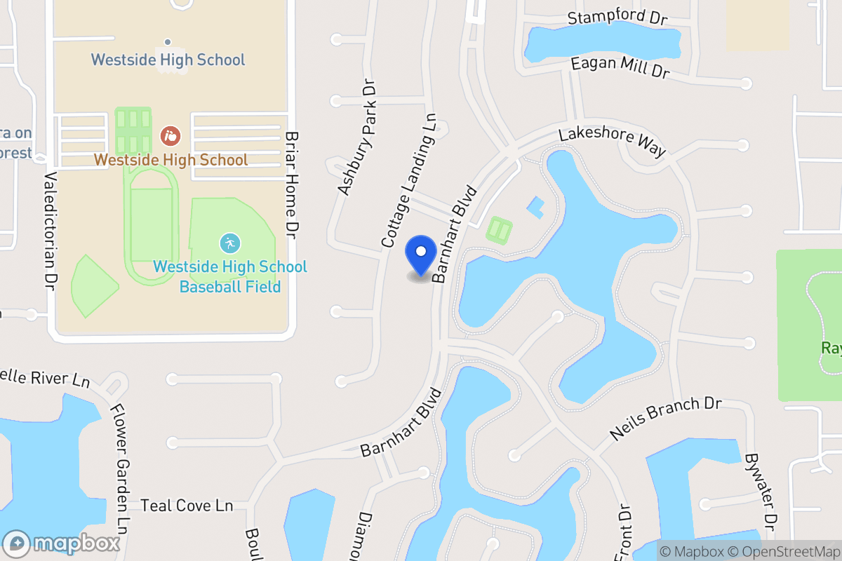 Map of 14014 Barnhart Blvd, Houston