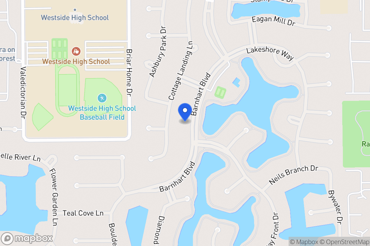 Map of 14018 Barnhart Blvd, Houston