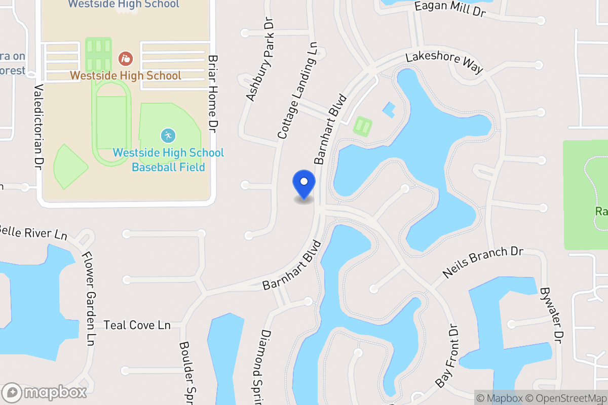 Map of 14026 Barnhart Blvd, Houston
