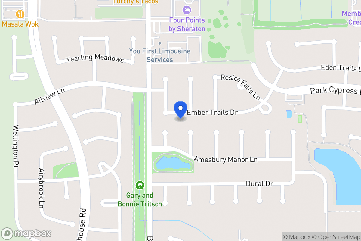 Map of 18907 Ember Trails Dr, Houston