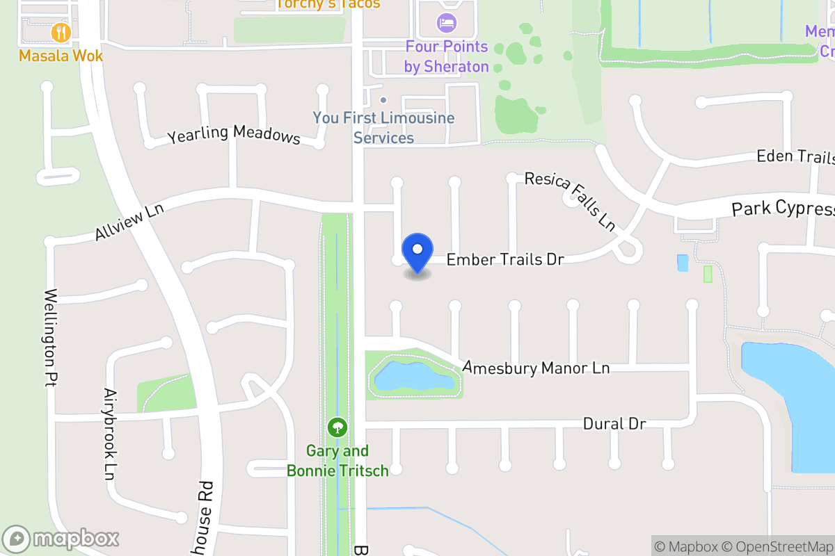 Map of 18911 Ember Trails Dr, Houston