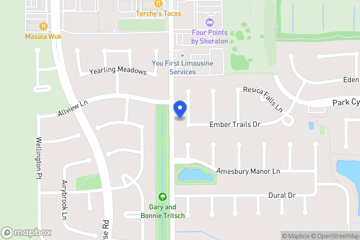 Map of 226 Heathbrook Ln, Houston