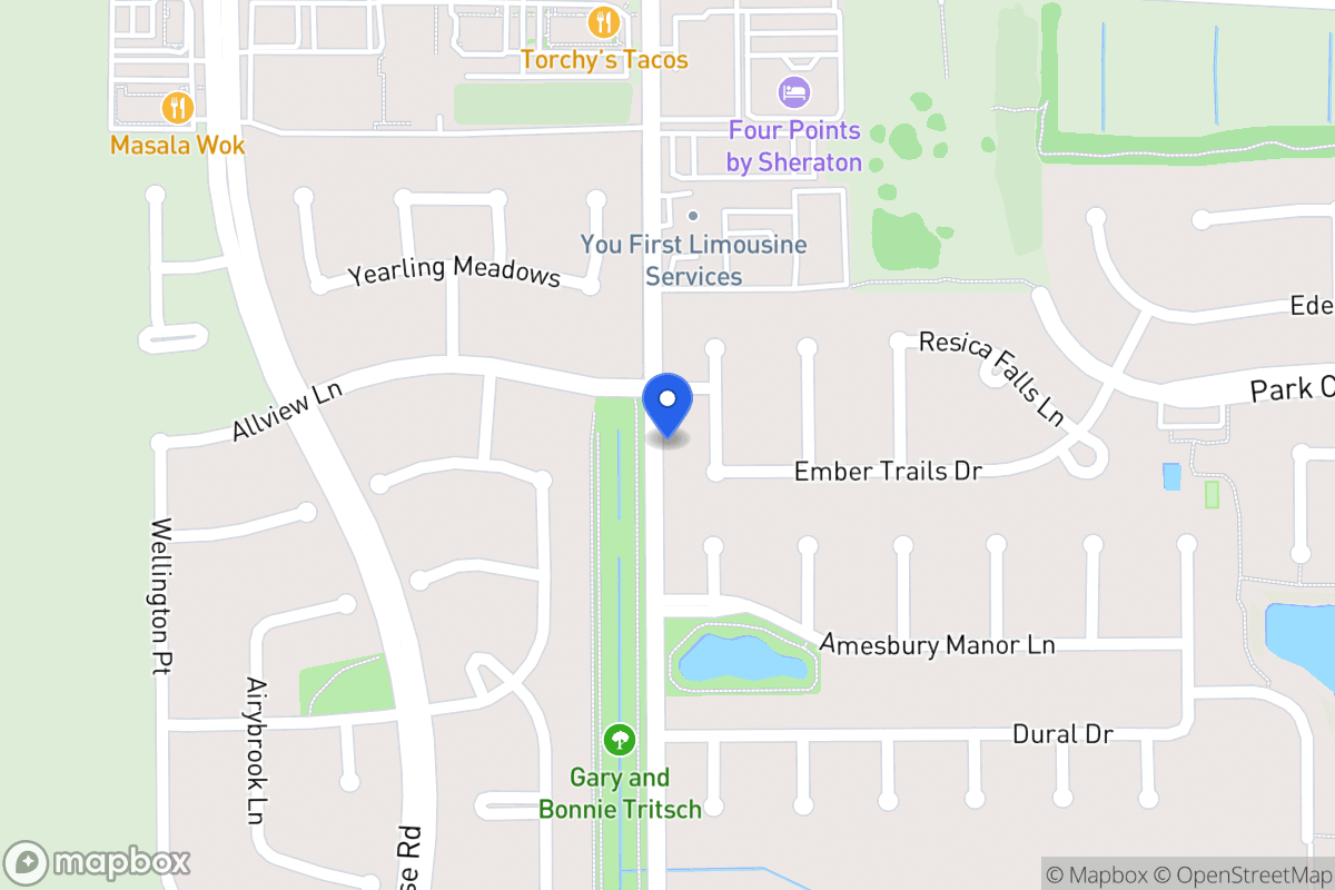 Map of Baker Rd, Houston