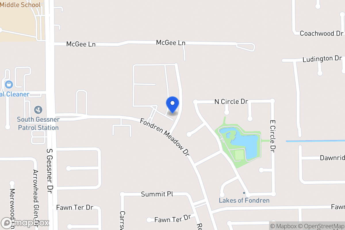 Map of 11940 Braes Park Dr, Houston