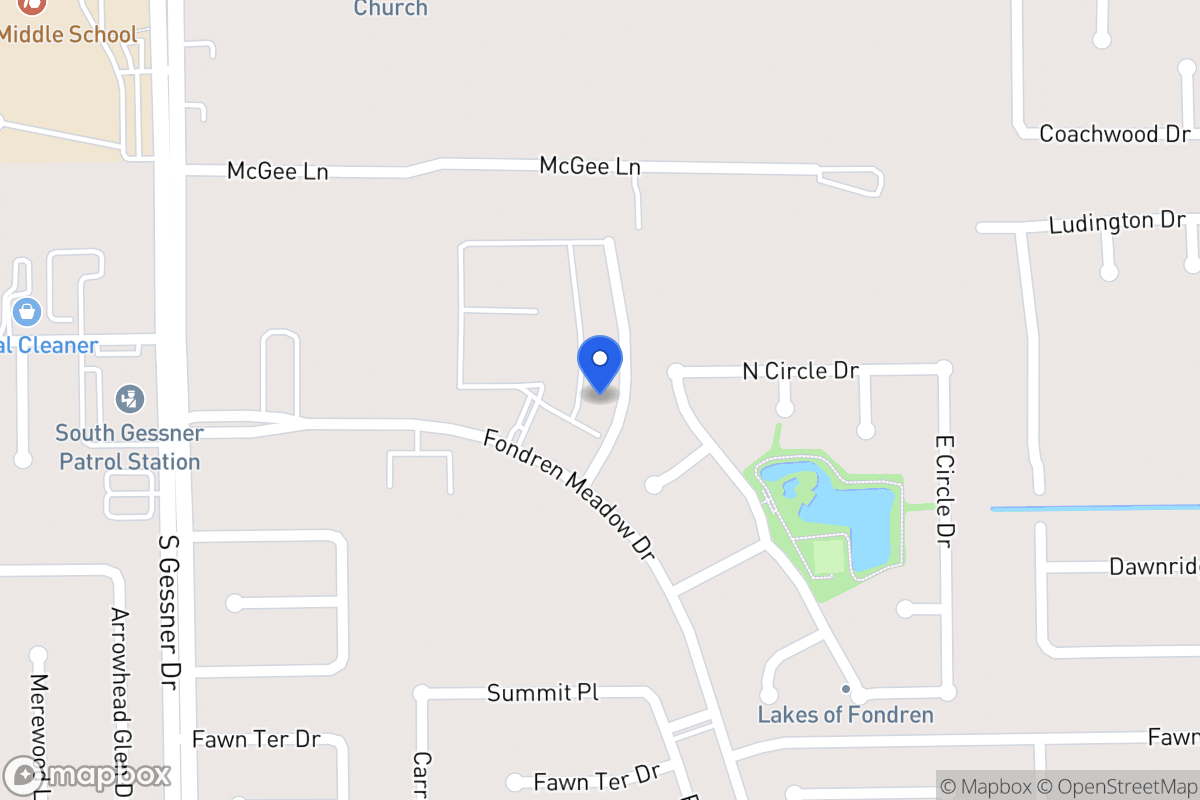 Map of 11938 Braes Park Dr, Houston