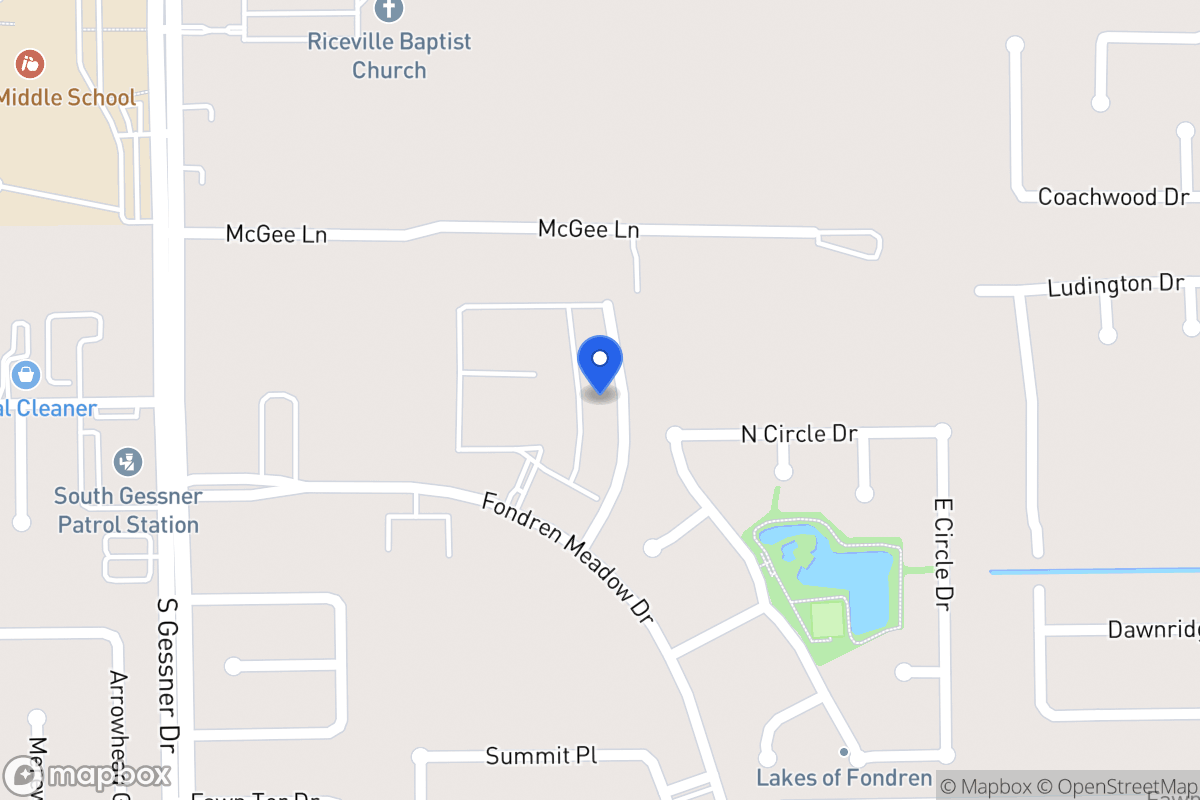 Map of 11930 Braes Park Dr, Houston
