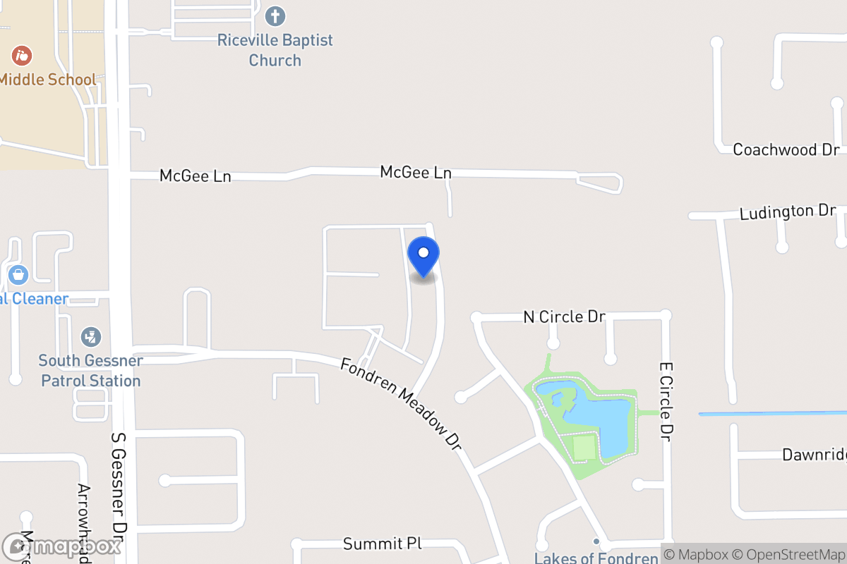 Map of 11928 Braes Park Dr, Houston