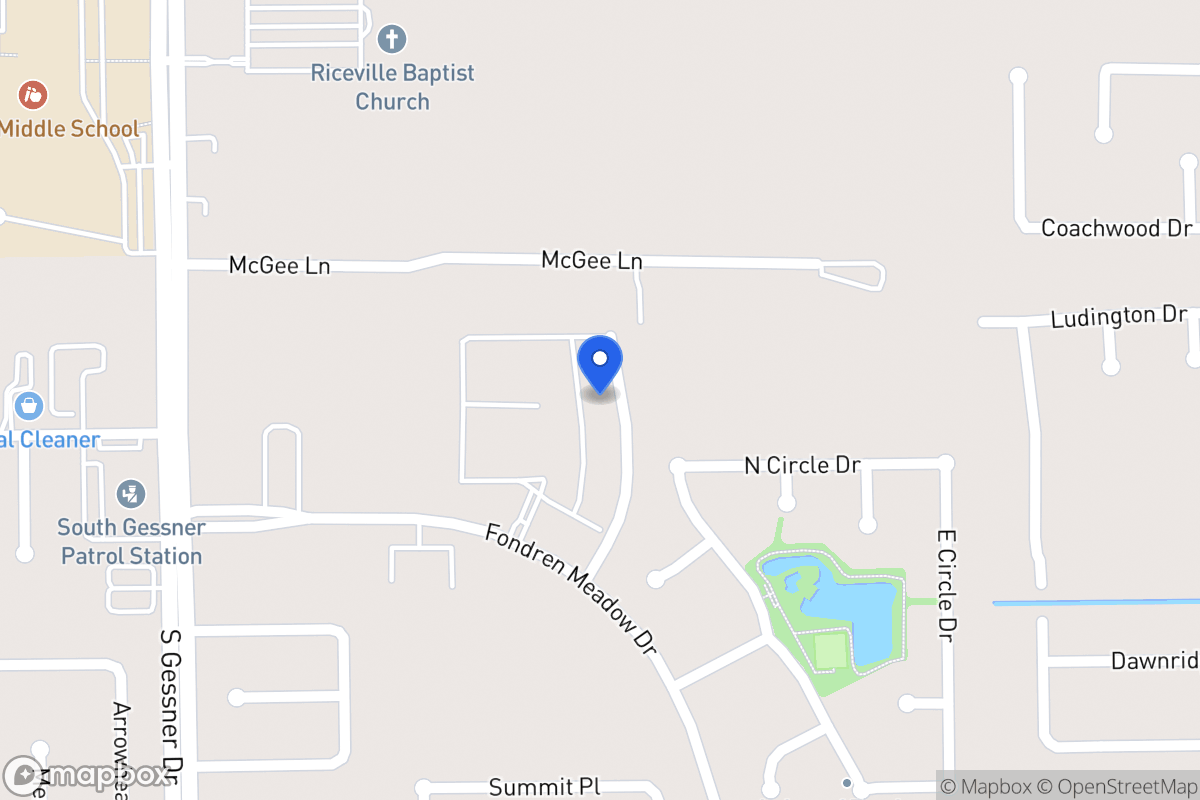 Map of 11926 Braes Park Dr, Houston