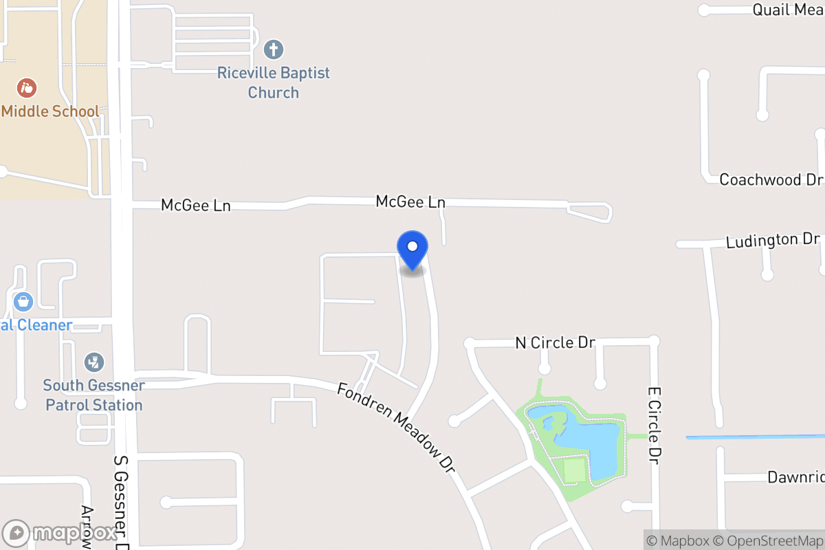 Map of 11922 Braes Park Dr, Houston