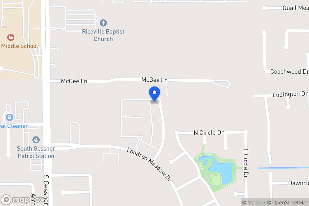 Map of 11920 Braes Park Dr, Houston
