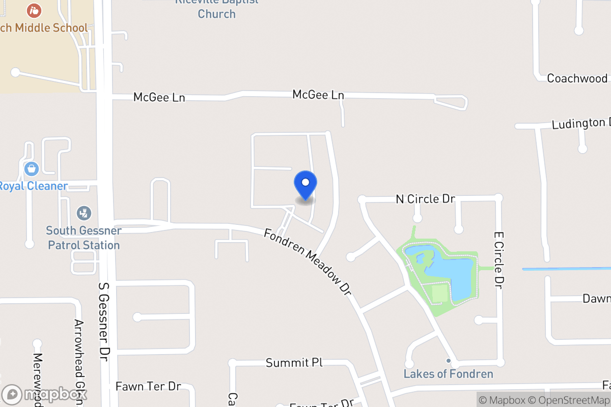 Map of 11958 Braes Park Dr, Houston