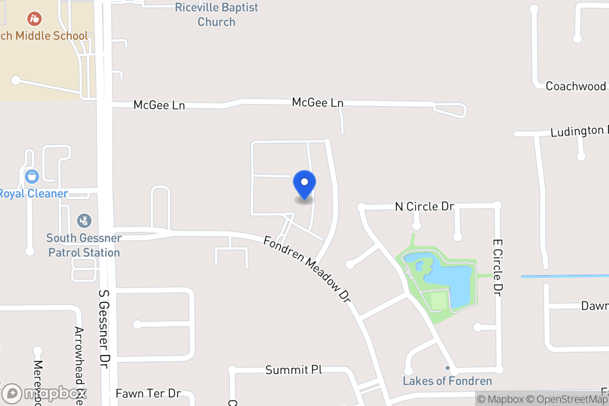 Map of 11956 Braes Park Dr, Houston