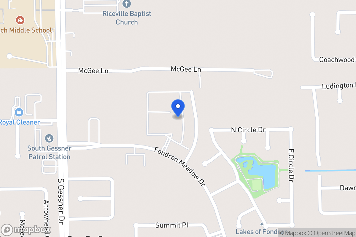 Map of 11952 Braes Park Dr, Houston