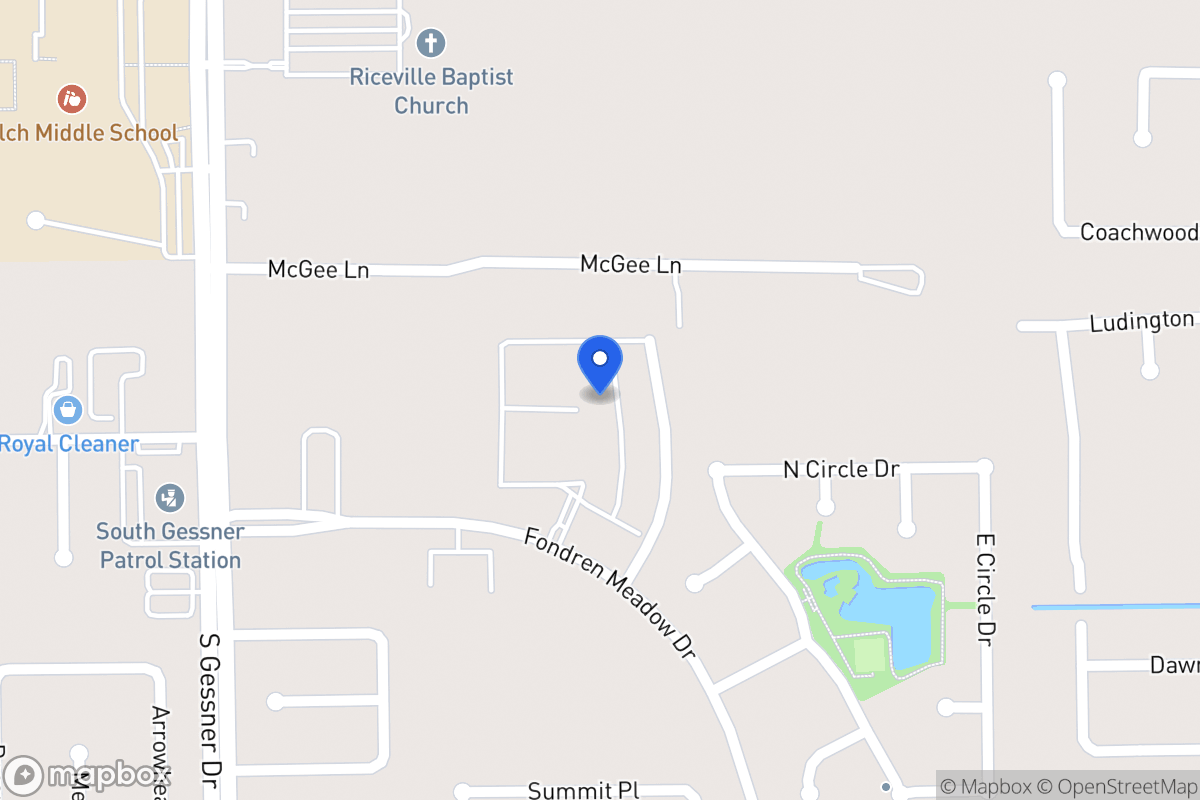Map of 11948 Braes Park Dr, Houston