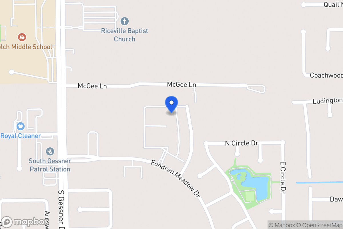 Map of 11944 Braes Park Dr, Houston