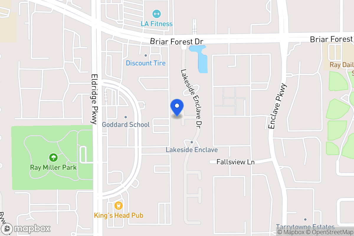 Map of 3238 Enclave Ln, Houston
