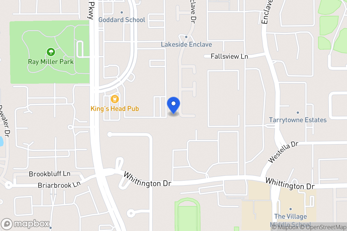 Map of 1754 Lakeside Enclave Dr, Houston