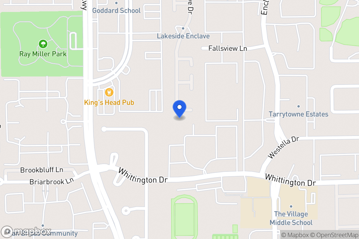Map of 1766 Lakeside Enclave Dr, Houston