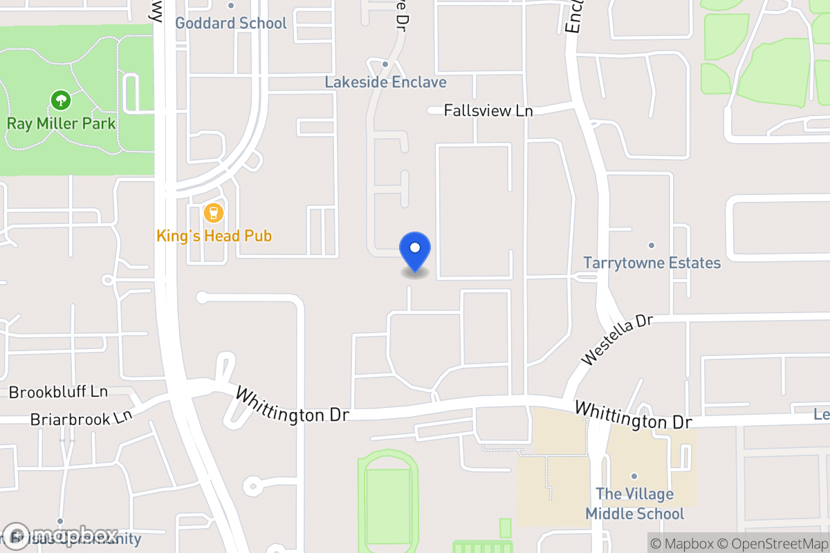 Map of 1778 Lakeside Enclave Dr, Houston