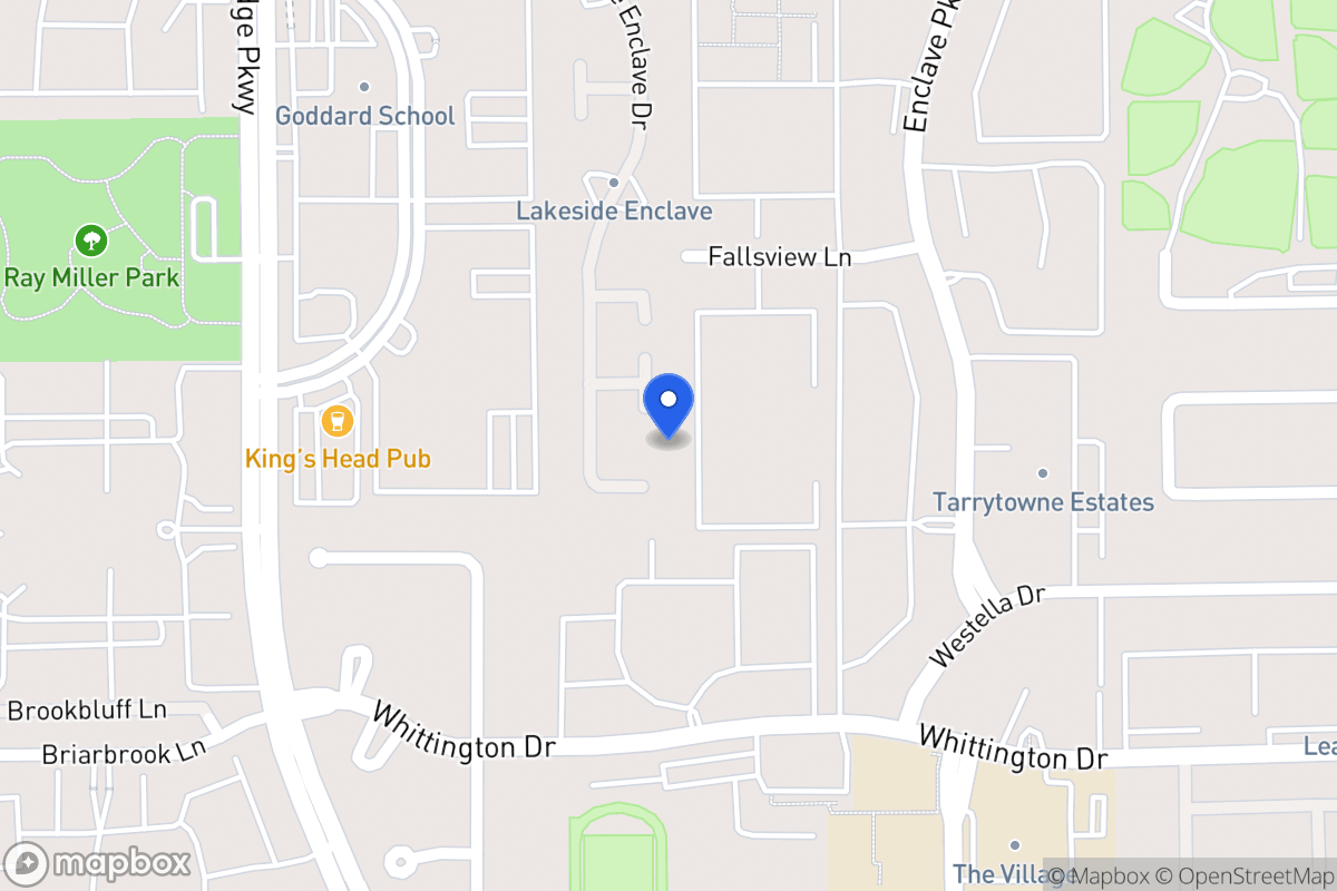 Map of 1759 Lakeside Enclave Dr, Houston