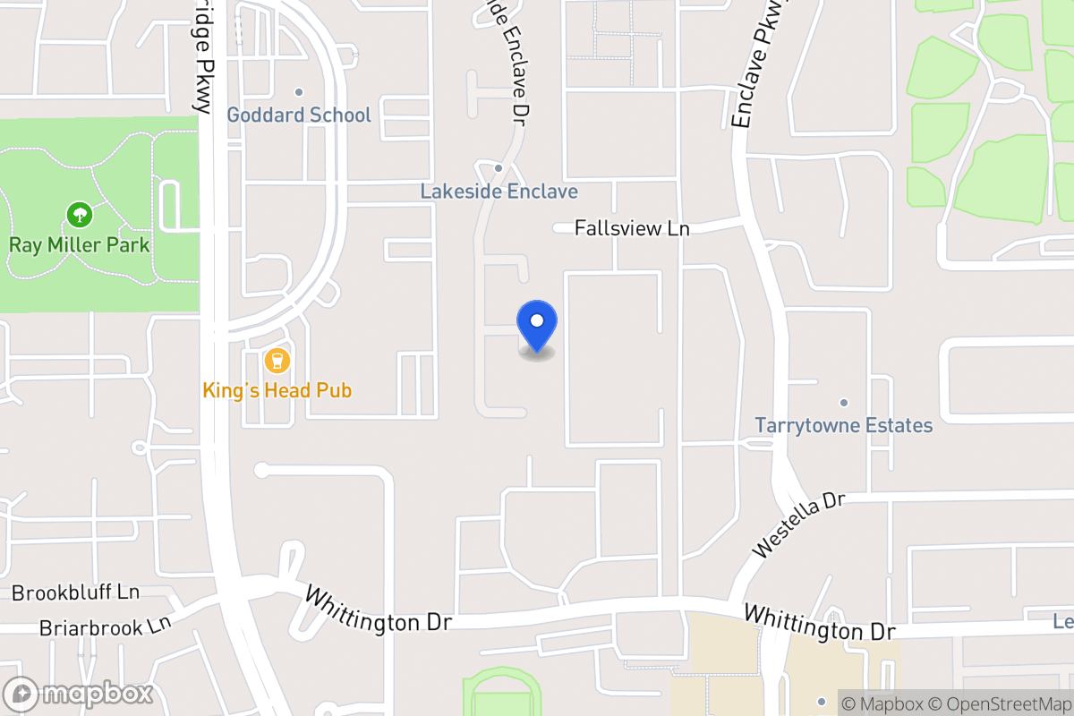 Map of 3211 Lakeside Trl, Houston