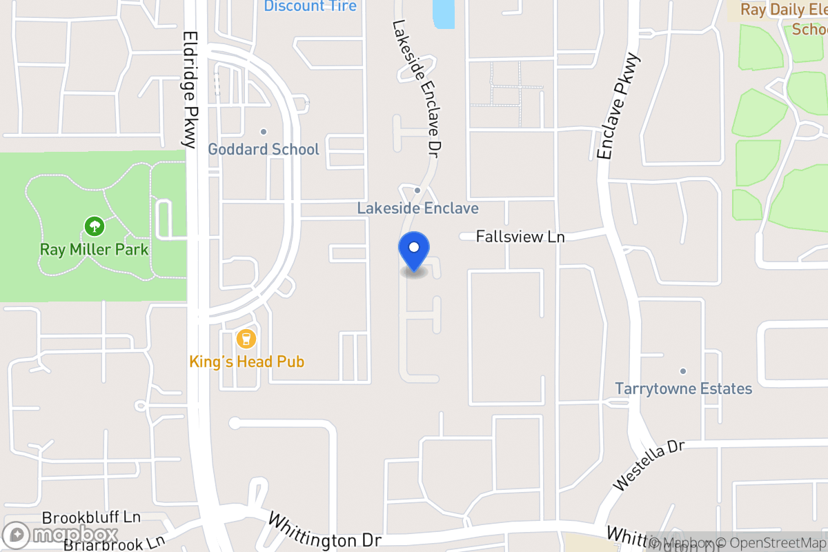 Map of 3215 Enclave Trl, Houston