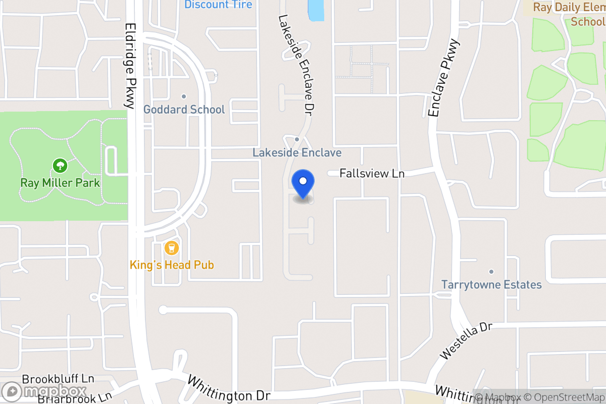 Map of 3211 Enclave Trl, Houston