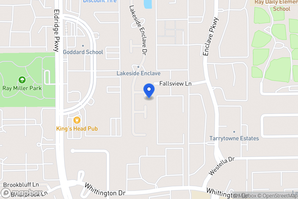 Map of 3207 Enclave Trl, Houston