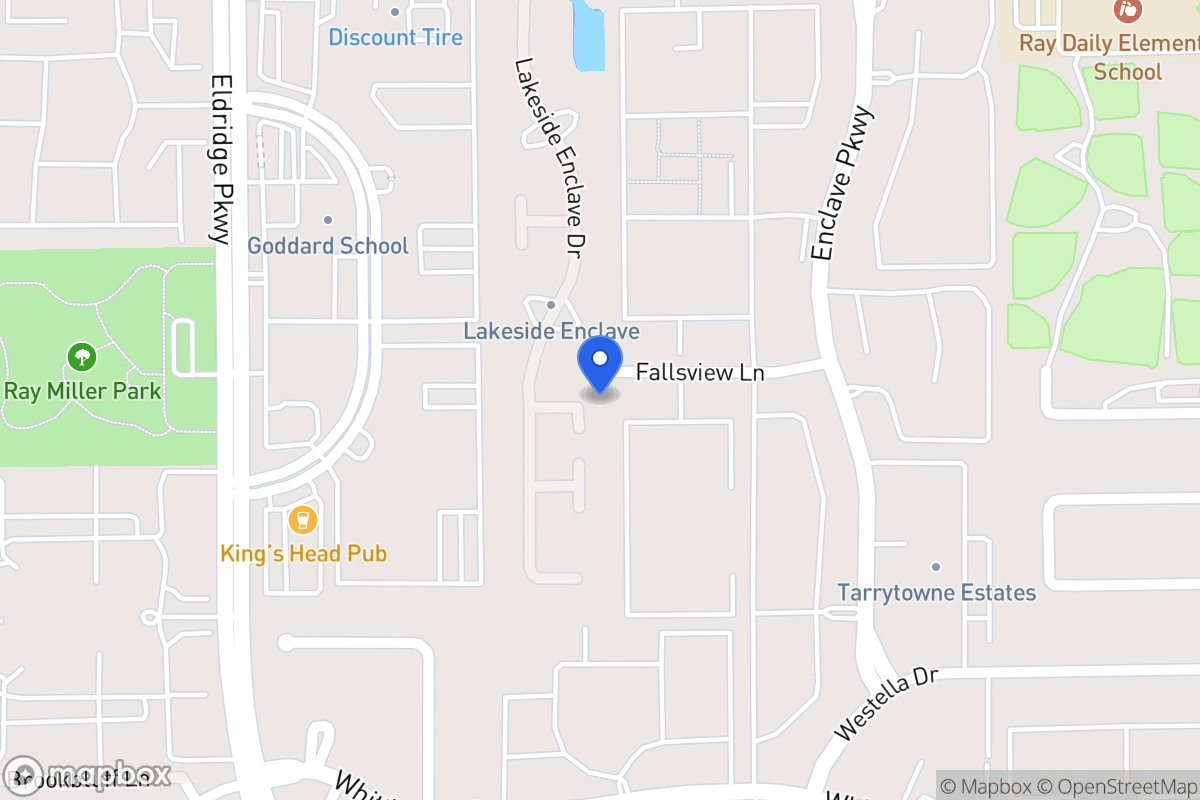 Map of 3202 Enclave Trl, Houston