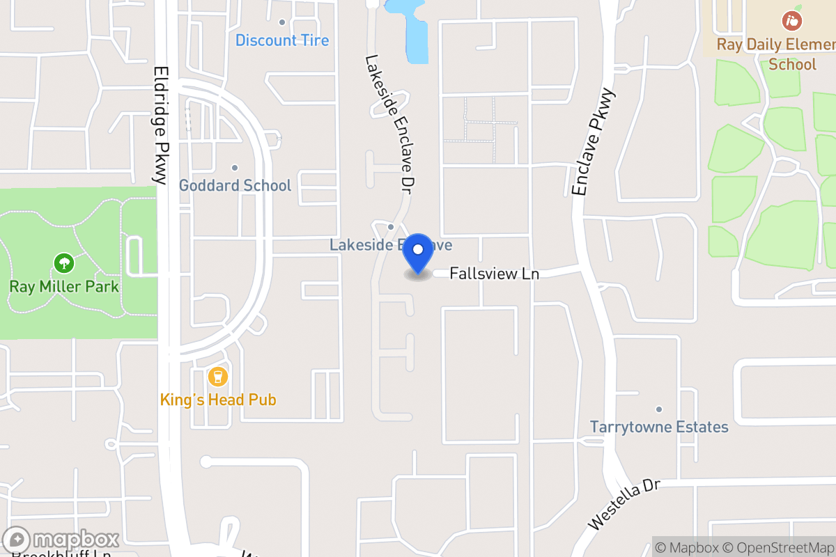 Map of 3206 Enclave Trl, Houston