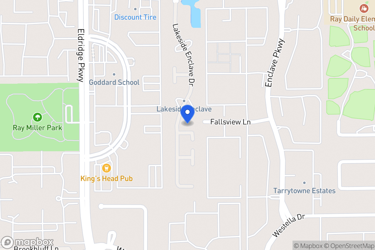 Map of 3210 Enclave Trl, Houston