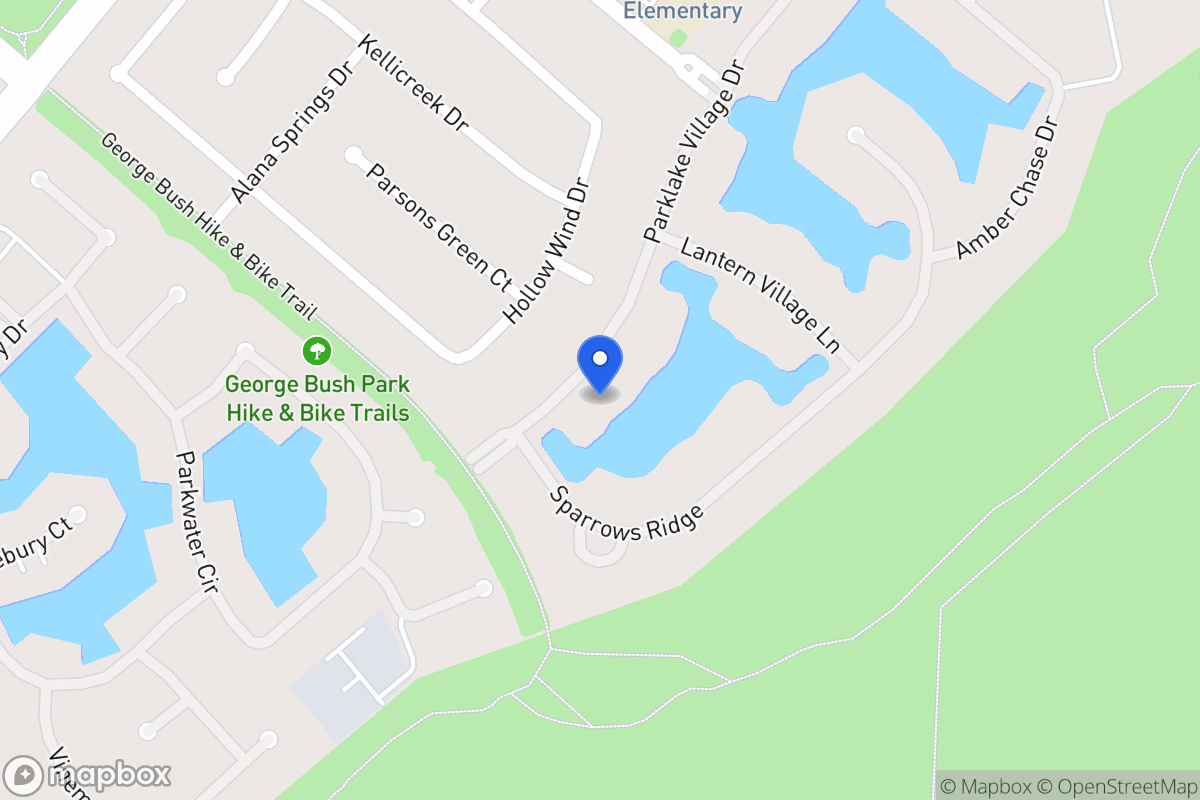 Map of 1915 Parklake Village Dr, Katy
