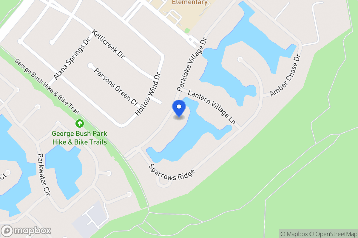 Map of 1903 Parklake Village Dr, Katy