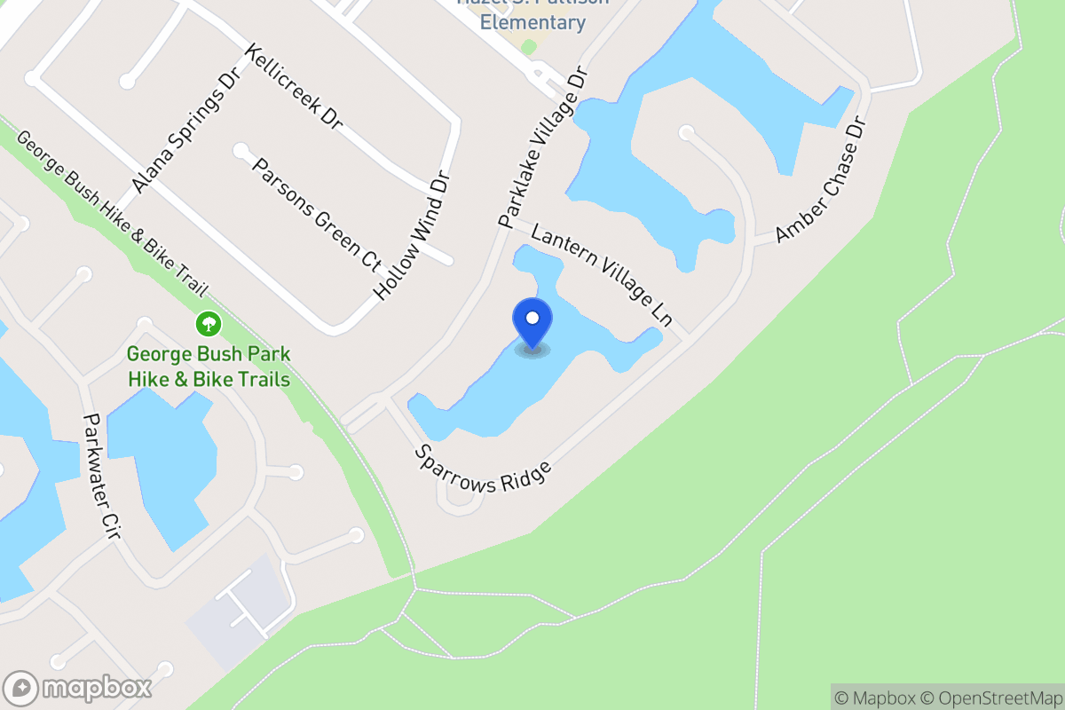 Map of Sparrows Ridge, Katy