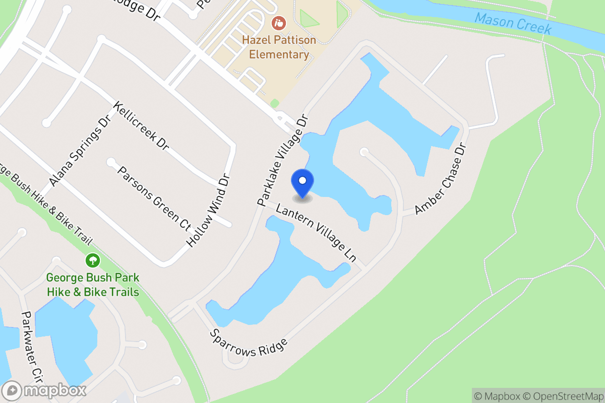 Map of 19826 Lantern Village Ln, Katy