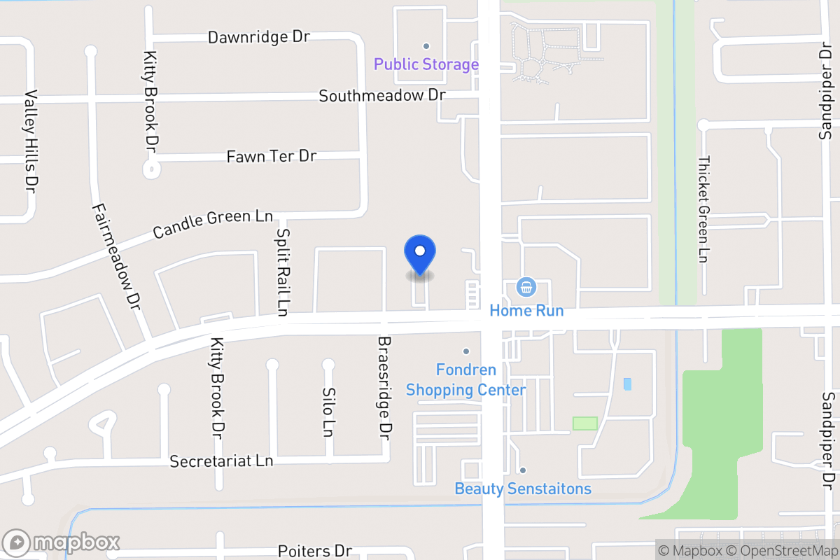 Map of W 6706 Airport Blvd, Houston
