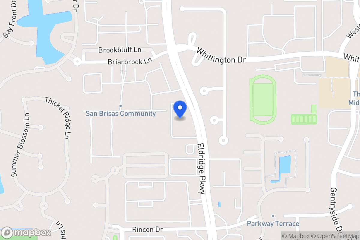 Map of 2100 Eldridge Pky, Houston