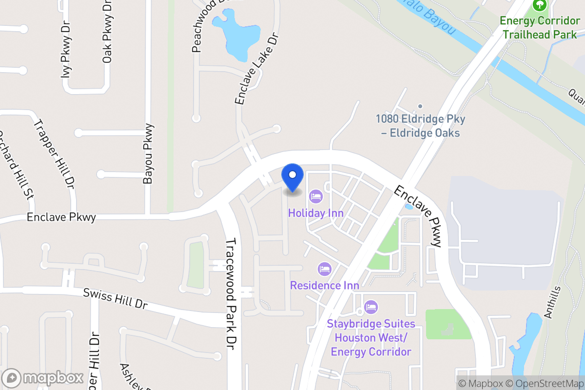 Map of 1111 Enclave Sq E, Houston