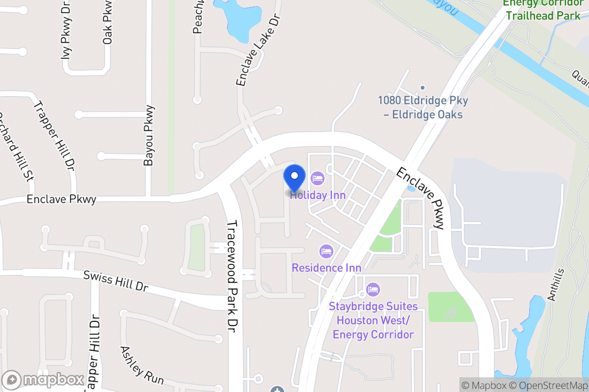 Map of 1127 Enclave Sq E, Houston