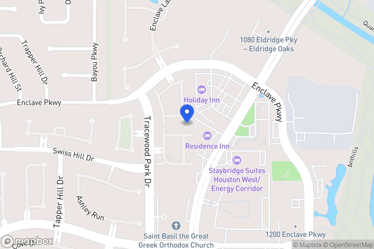 Map of 1159 Enclave Sq E, Houston