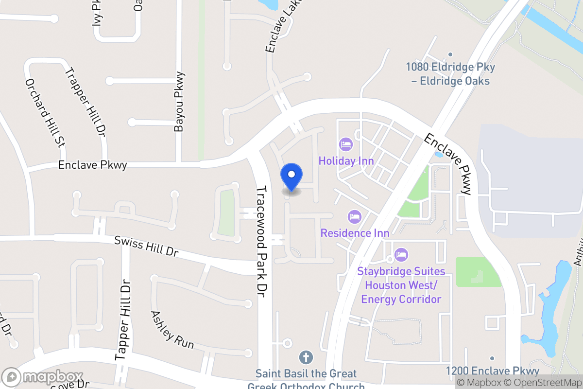 Map of 1010 Enclave Sq S, Houston