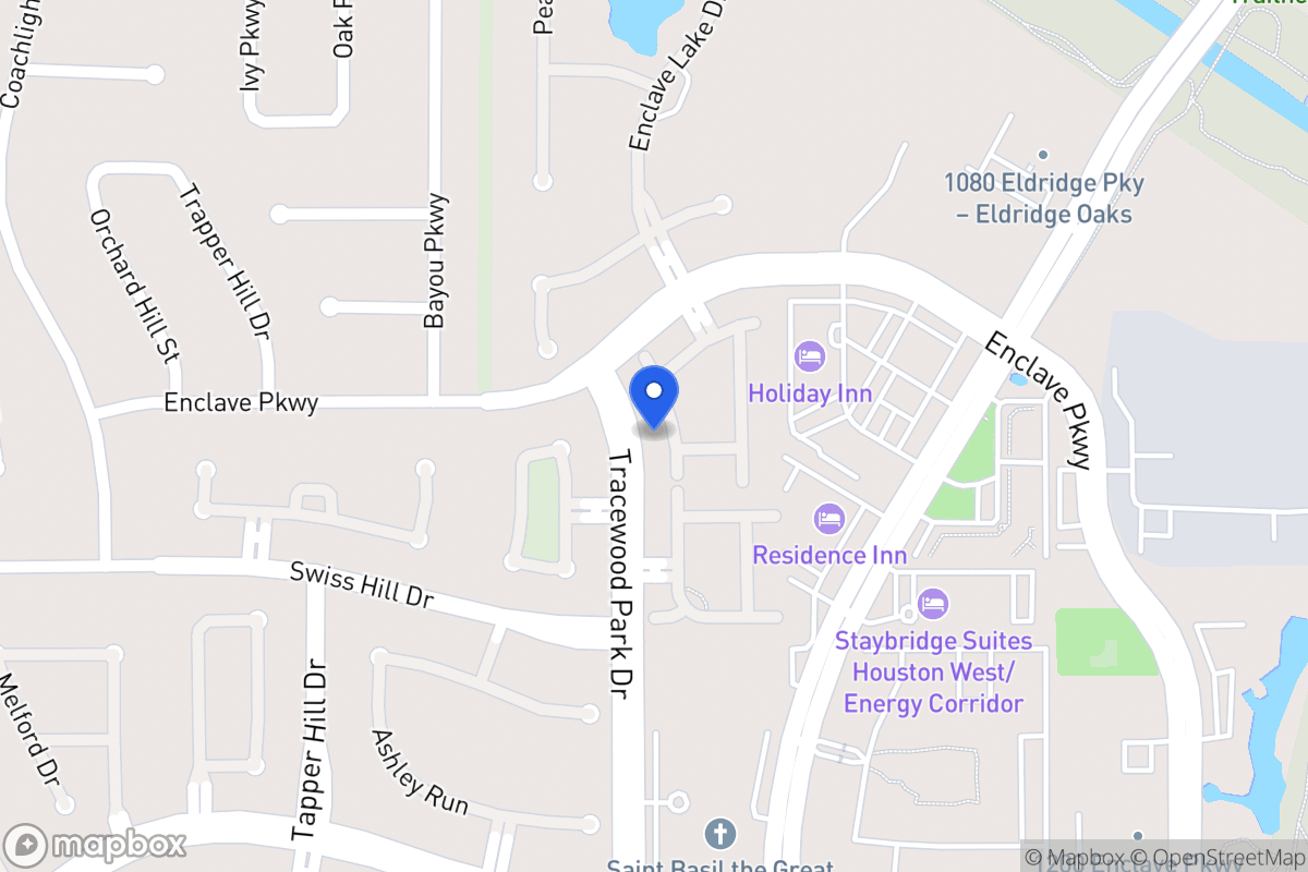 Map of 1138 Enclave Sq W, Houston