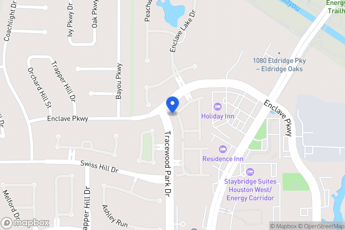 Map of 1118 Enclave Sq W, Houston