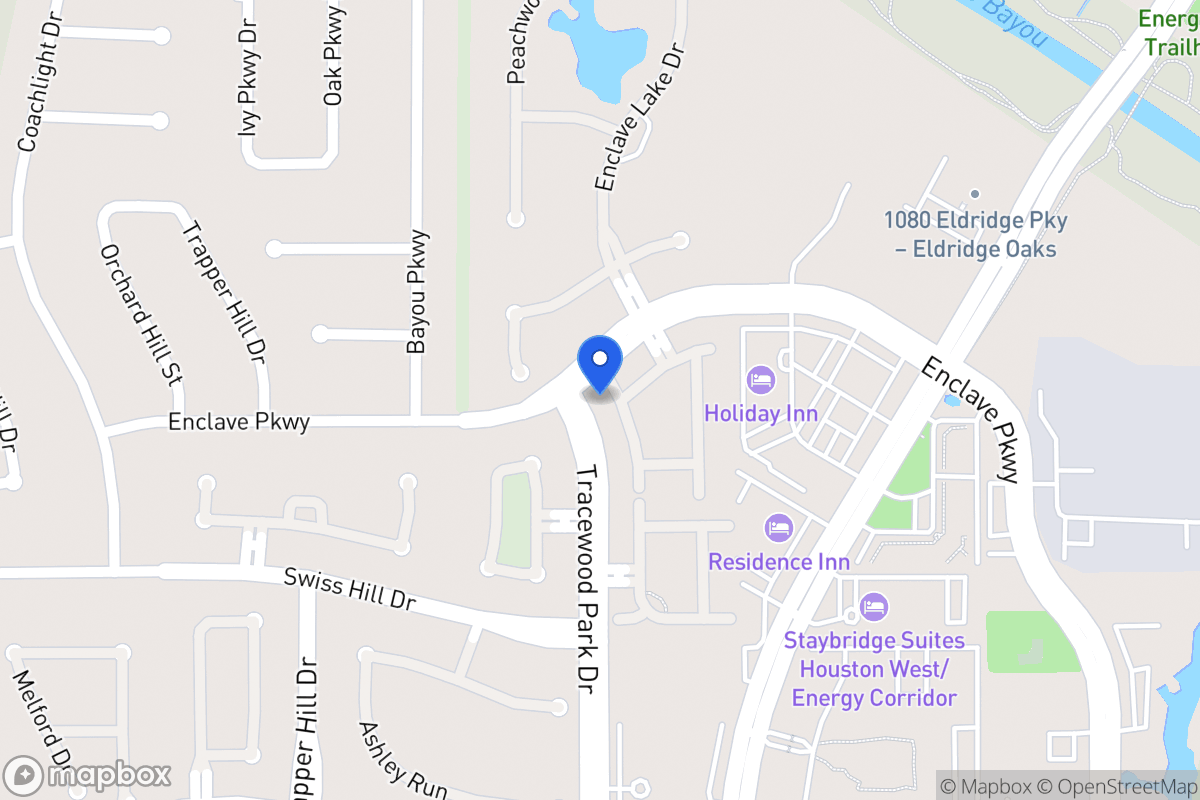 Map of 1114 Enclave Sq W, Houston